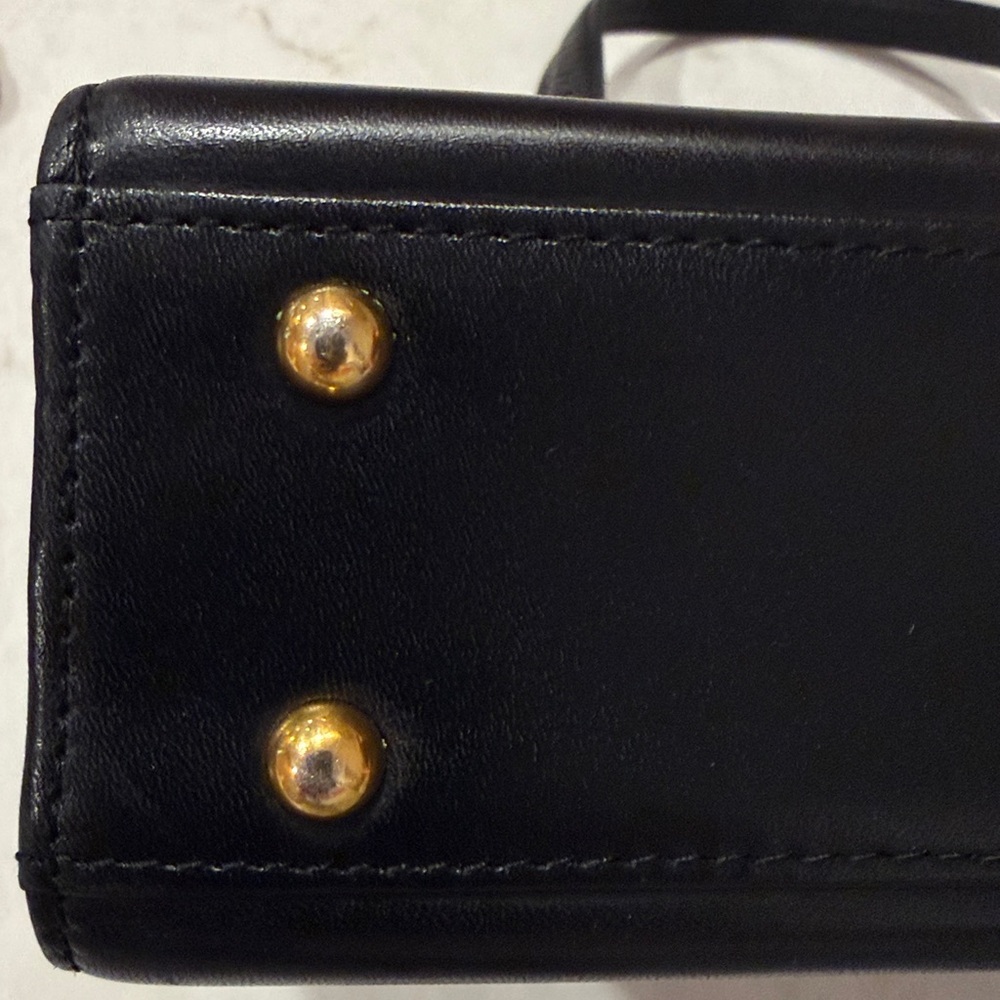 EUC - Givenchy Black and Gold Leather Purse - Picture 7 of 10